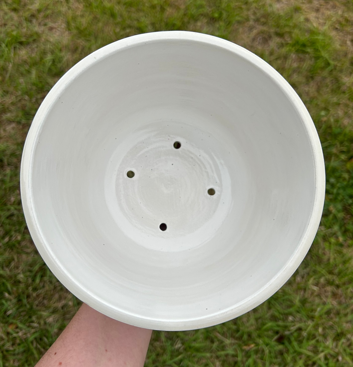 Hand-Carved Rainbow Tribal Planter