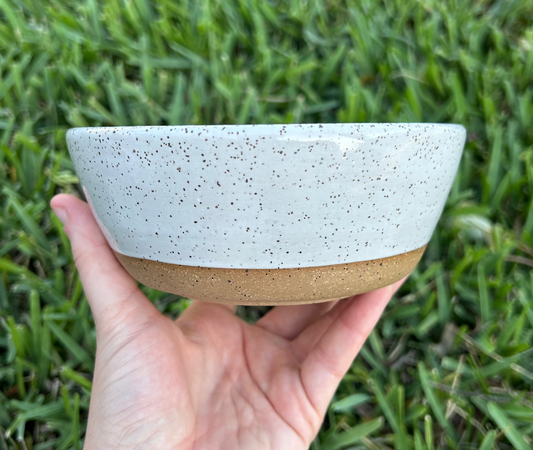 White Speckled Bowl