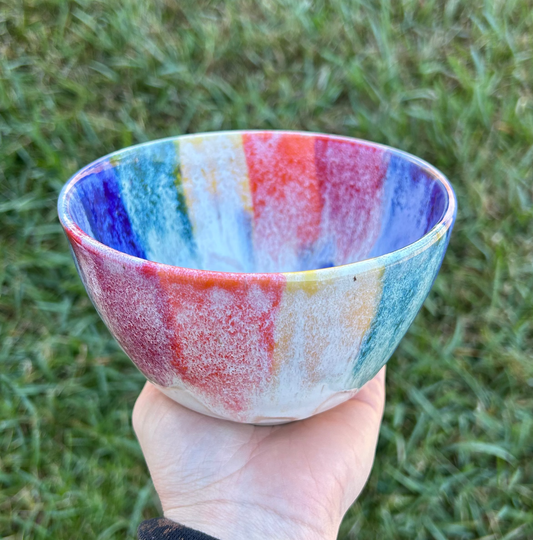 Melting Rainbow Bowl